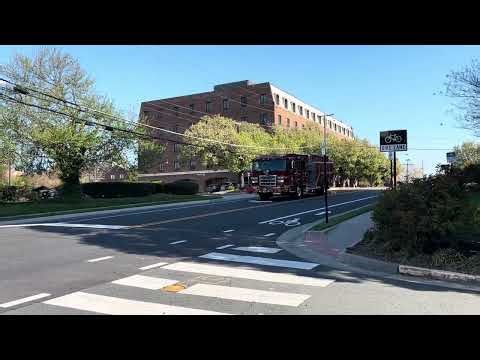 Fairfax city fire foam engine 403 returning