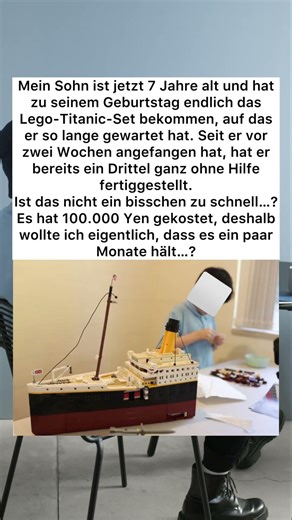 Unglaubliches Talent mit 7 Jahren 🚢 #Lego #Talent
