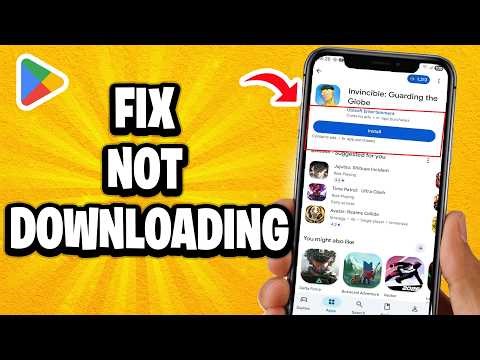 How To Fix Google Play Store Not Downloading