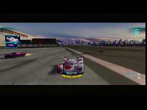 Cars 2 video game Shu Todoroki in Runway Tour Race
