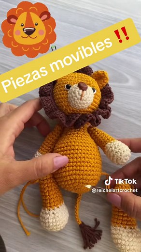 Handmade Lion Crochet Tutorial with Moving Parts