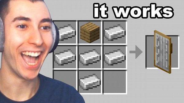 Testing viral Minecraft crafts to see if they work