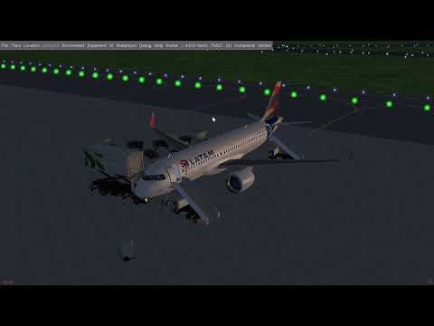 FlightGear 2020.3.8 a320 full flight