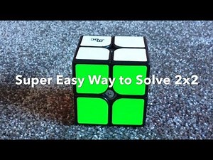Super Easy Way to solve 2x2 Rubik’s cubes (1 algorithm)