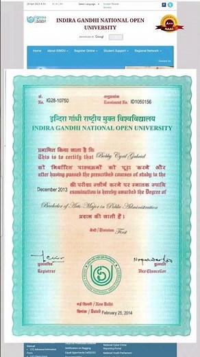 Digital Degree Ignou || How to dawnload Digital degree #digitdegreeignou #ignou #bapah