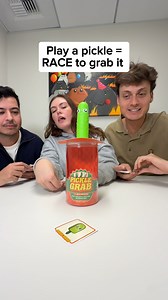 Grabbing the pickle is harder than it looks 😅 #pickle #picklegrab #gamenight #familygamenight #partygame | Exploding Kittens