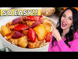 EASY Hawaiian Chicken Sheet Pan Dinner!