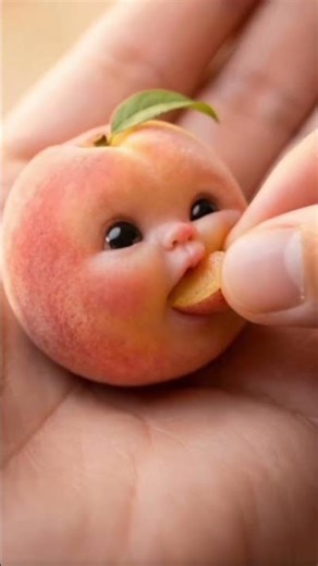 Smallest Peach Baby ever! ✨🍑 #viral