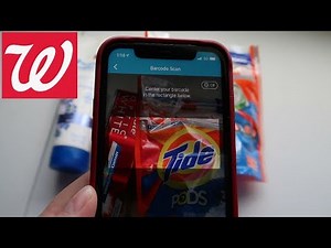 Walgreens APP: how to use BAR CODE SCANNER!