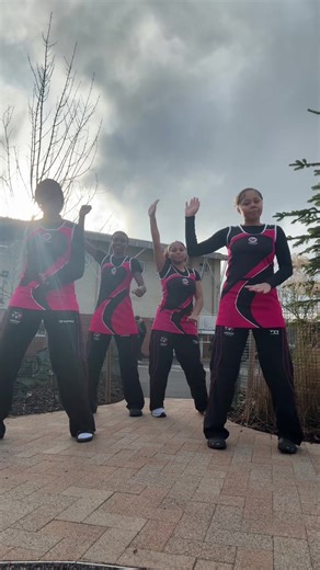 Savage Dance Moves in Netball Twinning Challenge