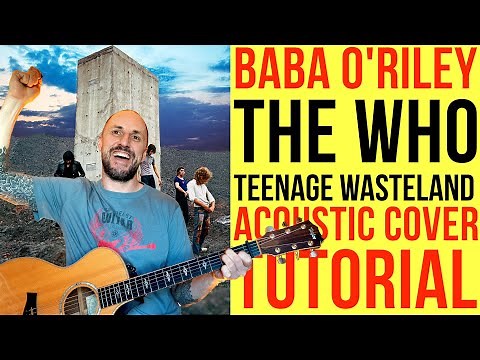 Baba O'Riley - The Who - Acoustic Guitar Lesson (Teenage Wasteland)