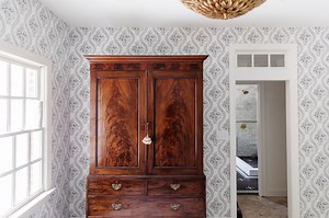 How to Deodorize Wood Furniture (and How We Organized Our Linen Armoire)