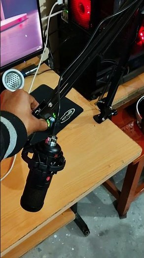 Budget Mic Boom Arm | Desk PC Setup Upgrade #pc #gamingsetup