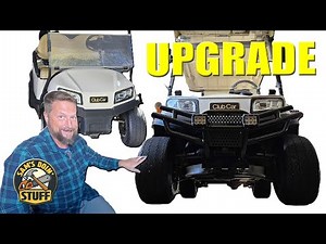 🛠️ Installing a Brush Guard + Upgraded Lighting on My Club Car Tempo Golf Cart | Sam's Doing Stuff