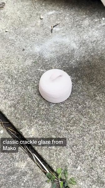 Microwave Kiln Firing Experiments: Using Porcelain Clay and Mayco Colors Crackle Glaze