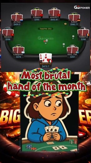 Most brutal hand of the month