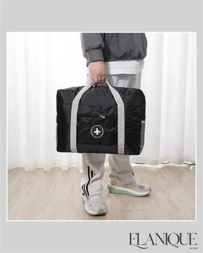 Large Capacity Foldable Travel Bag - Portable Handheld Luggage Storage