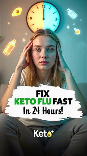 Beat Keto Flu in 24 Hours – Quick Keto Tips for Beginners! 🧠💧🔥.