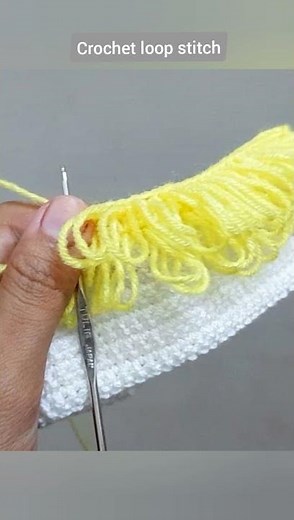 how to crochet loop stitch for beginners