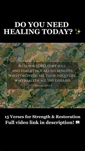 ​​If You Need Healing: 15 Bible Verse Songs for Restoration & Strength (7)