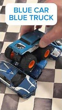Blue Cars and Trucks for Kids