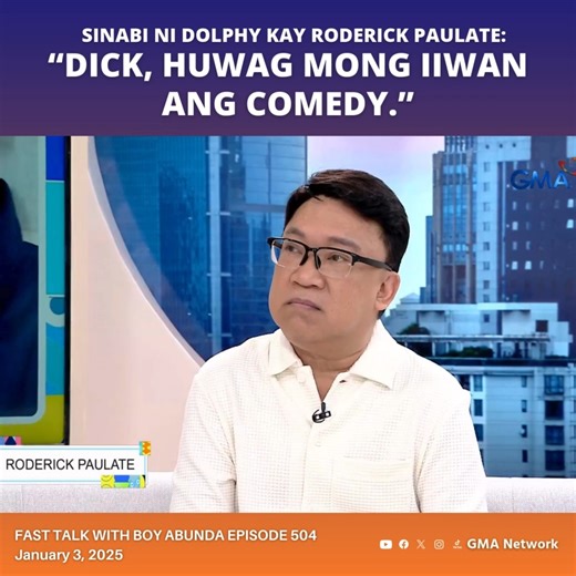 #FastTalkWithBoyAbunda #Highlights | Jan. 3, 2025: Sinong komedyante ngayon ang nais sabihan ni Roderick Paulate na huwag iwan ang comedy? Ano ang payo ni Roderick sa mga co-stars niya sa #MgaBatangRiles? #FTBARoderickPaulate | GMA Network