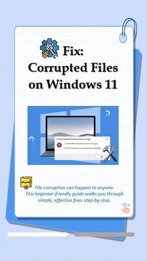 🛠️ Corrupted Files in Windows 11? Repair Them Step by Step!#windows11 #datarecovery