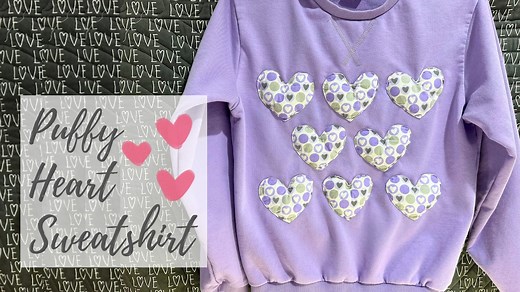 Use Sulky Fabri-Solvy for turned-edge appliqué. It helps create effortless curves & washes away after stitching is complete. BUY NOW: https://sulky.com/sulky-fabrisolvy-stabilizer-white-20-x-1-yd-pkg MAKE A PUFFY HEART SWEATSHIRT: https://blog.sulky.com/puffy-heart-applique-sweatshirt/ #sewbetterwithsulky | Sulky of America
