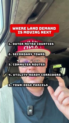 WHERE LAND DEMAND IS MOVING NEXT (%)...