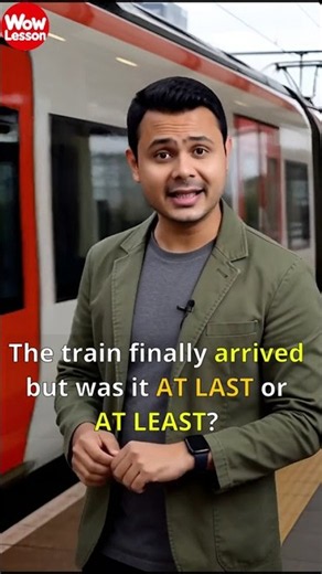 Grammar quick fix: At Last vs At Least #english #lesson #shorts