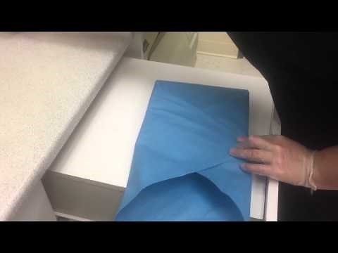 Preparing a cassette for sterilization