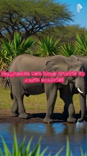 Elephant TRUMPETS! 🐘 Real Sound Effect | Animal Sounds for Kids