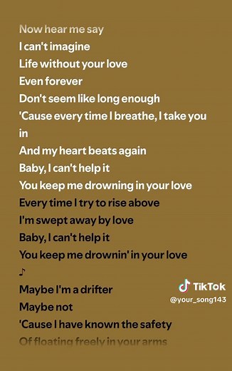 Drowning - Backstreet Boys Song With Lyrics