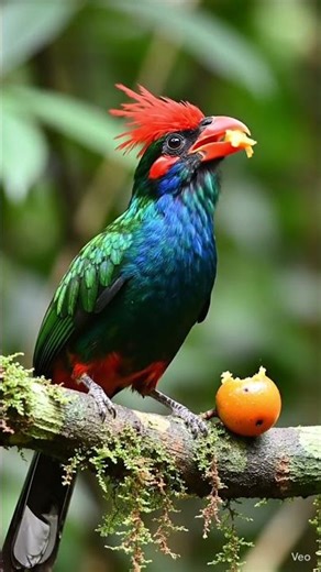 Red creted turaco