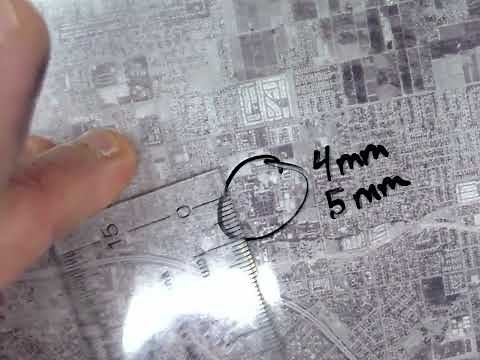 Basic Photogrammetry Measurements from Aerial Photos Using Scale
