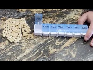 This pill box can hold a TON of pills!