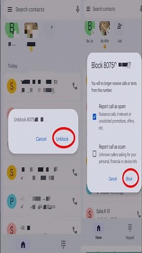 Block Number Ko Unblock Kaise Kare? Blacklist Number Ko Unblock Kaise Kare#tech