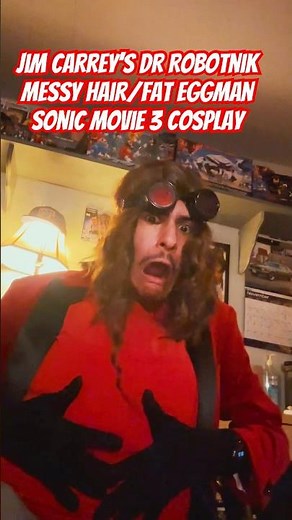 JIM CARREY’S DR ROBOTNIK/ FAT EGGMAN SONIC MOVIE 3 COSPLAY! #SonicMovie3 #JimCarrey #DrEggman