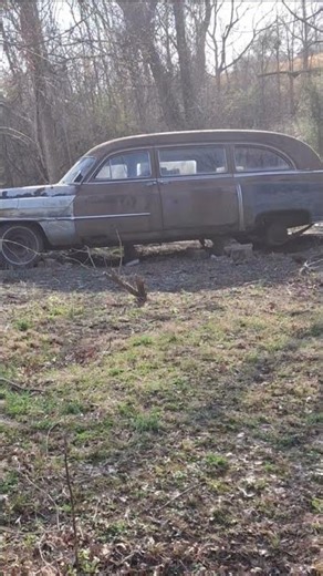 help the 1953 cadillac hearse its been down the abandoned since 1980
