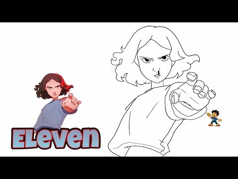How to Draw Eleven from Stranger Things: Tales from '85