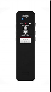 aigo 32GB Digital Voice Recorder 3072kbps one-Key Recording Password Protection 134 Hours Recording MP3 Player for Lectures Meetings Interviews