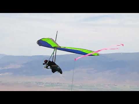 Red Rocks Hang Gliding Competition 2023 - Launch and Landing Compilation - Monroe, UT