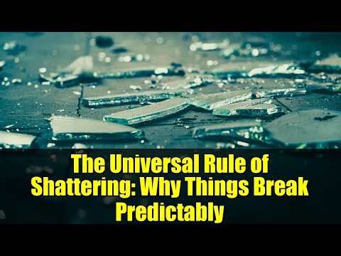 The Universal Rule of Shattering: Why Things Break Predictably
