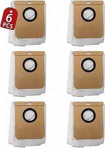 Chuancheng 6 Pack Dust Bag Replacement for Eufy L50 SES/ L60 SES for Conga Home 10000/8090 Ultra/ 9090 AI for Haier H9 Plus Vacuum Cleaner