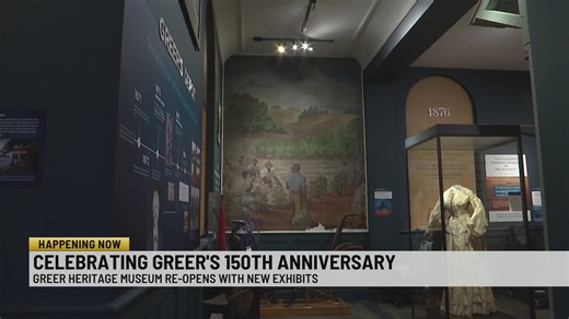 Museum reopens in honor of Greer's 150th anniversary