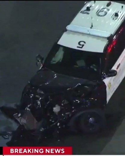 Police Pursuit Ends in Violent Crash with Sheriff's Patrol Car #policechase