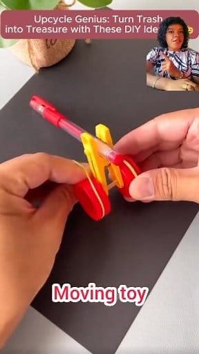 Create a moving toy car for your child This is creative. #creative #art #DIY #homemade | Precious Chibuzor Eke