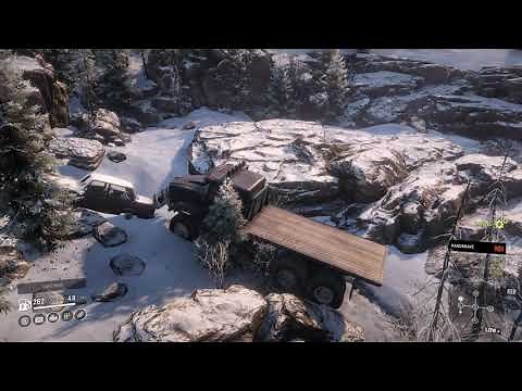SnowRunner - Western Star TwinSteer 6900 AWD Upgrade Location, Imandra - Clip