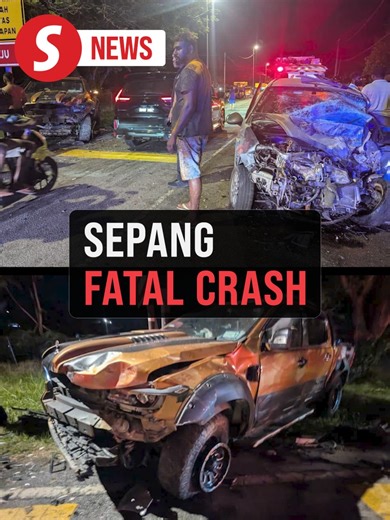 An elderly woman was killed and four others injured in a two-vehicle crash in Sepang on Sunday ( June 8 ) night. The accident, which occurred at 8.50pm,involved a Perodua Viva and a four-wheel drive vehicle. WATCH MORE: https://thestartv.com/c/news SUBSCRIBE: https://cutt.ly/TheStar LIKE: https://fb.com/TheStarOnline | The Star