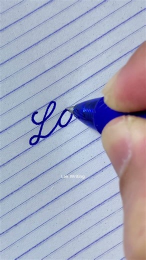 Cursive Writing LOVE | Satisfying Handwriting Tutorial #cursivewriting #handwriting #tutorial